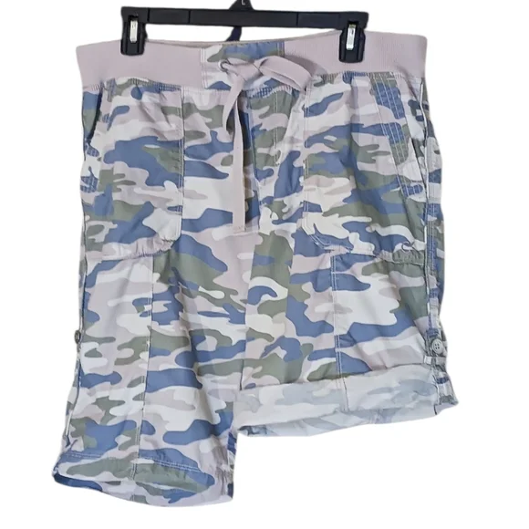 Calvin Kline Camouflage Biker Shorts Women's L - Picture 3 of 7